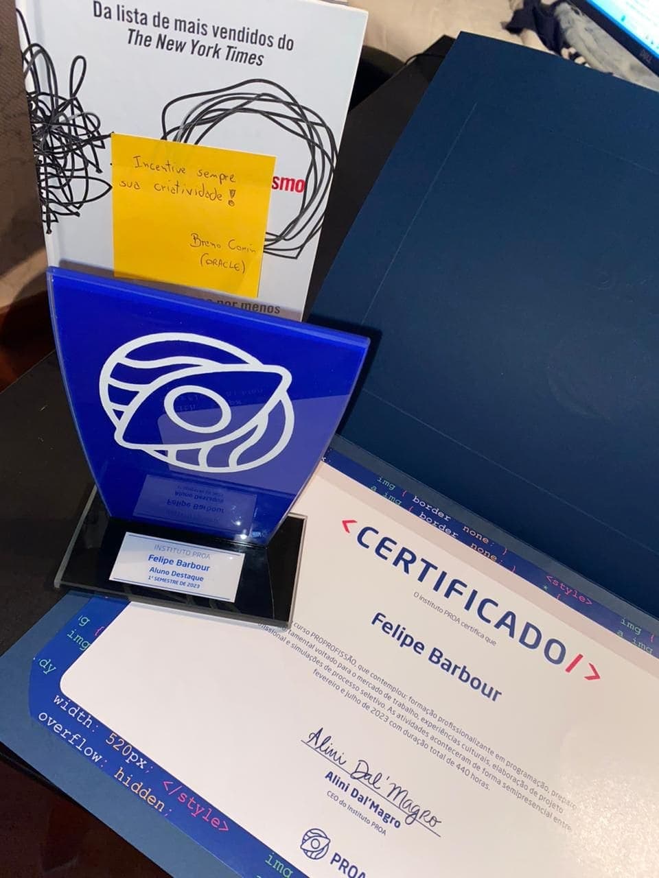 Certificado PROA/FIAP